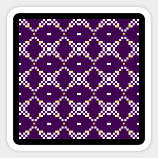 Purpple Pattern Sticker